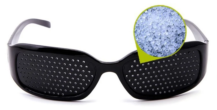Hot sale hole black pinhole micro-hole glasses anti-myopia fatigue glasses