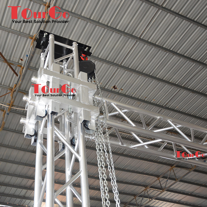 20'W x 20'H LED Screen Display Truss Support System with Hoists