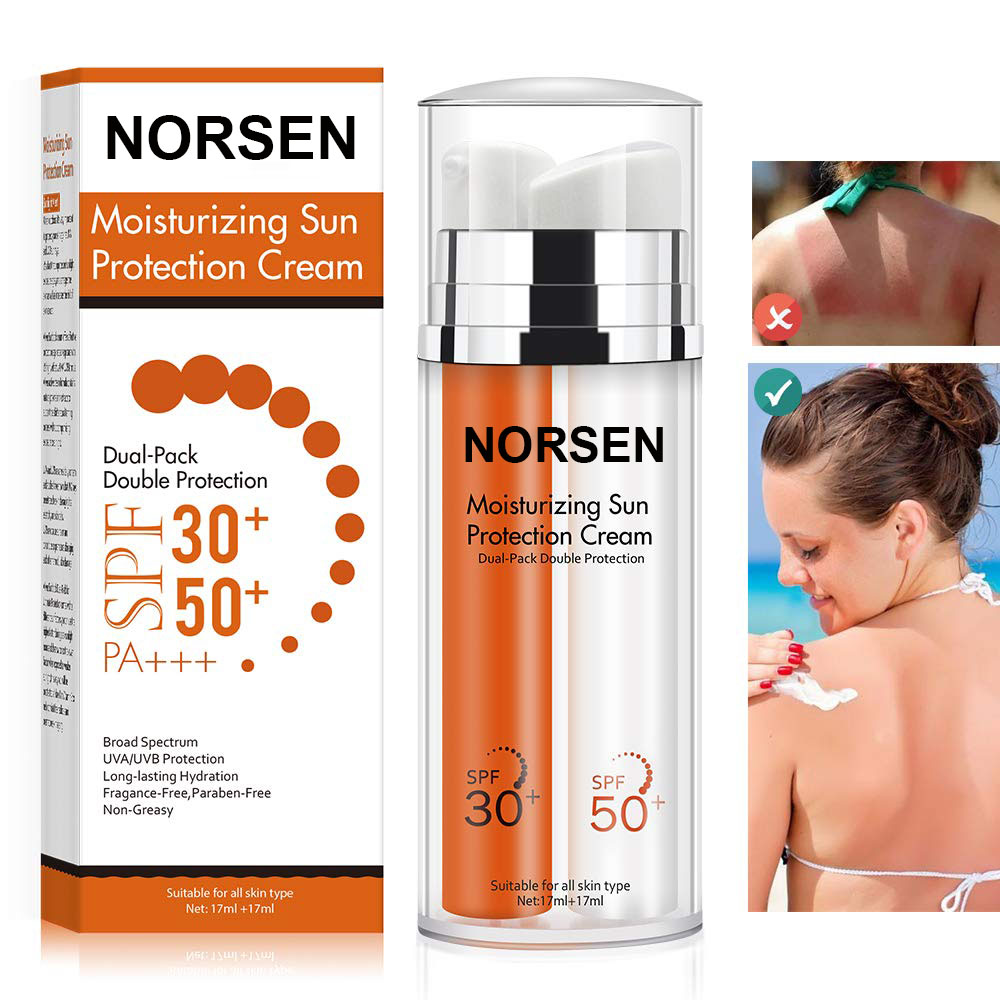 Private Label Natural Organic Skin Care SPF  50 Sunscreen Cream