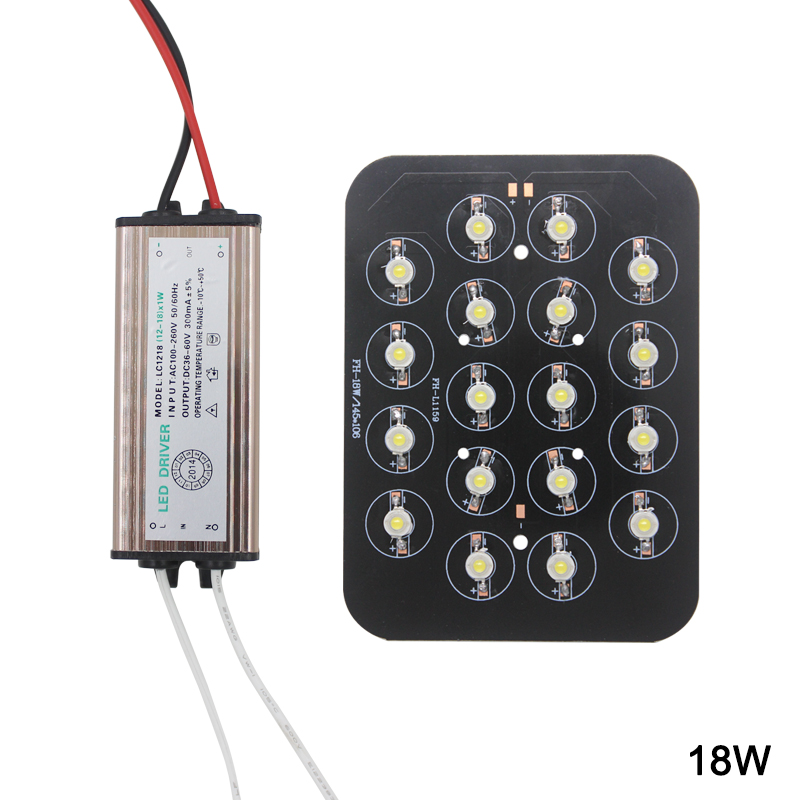 Puce LED 12W 18W 20W 24W 30W 36W 48W Diodes d'ampoule de lampe haute puissance AC85-265V LED pilote étanche pour luminaire enterré