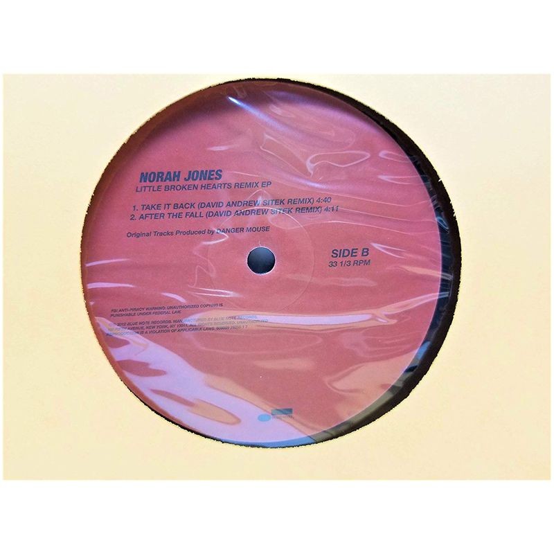 背表紙、クラフト仕上げ、センターホールなしの12インチビニール