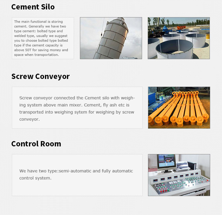 25cbm  Cement Concrete Readymix Mixing Batching plant HZS25
