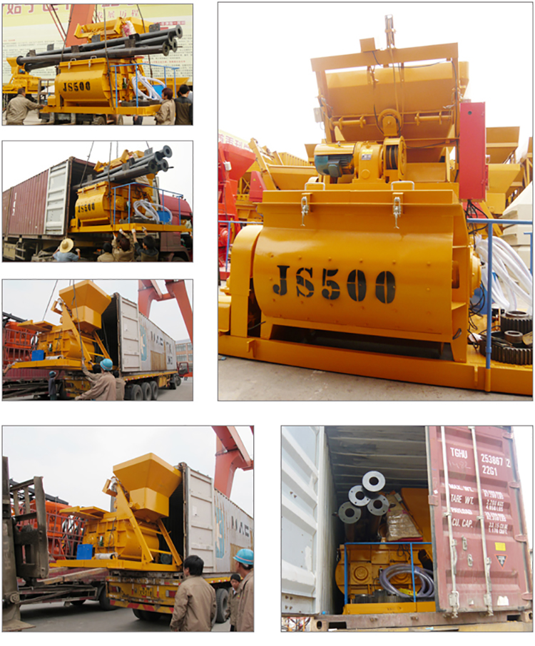 China HZS35 automatic concrete mixing station beton batcher plant
