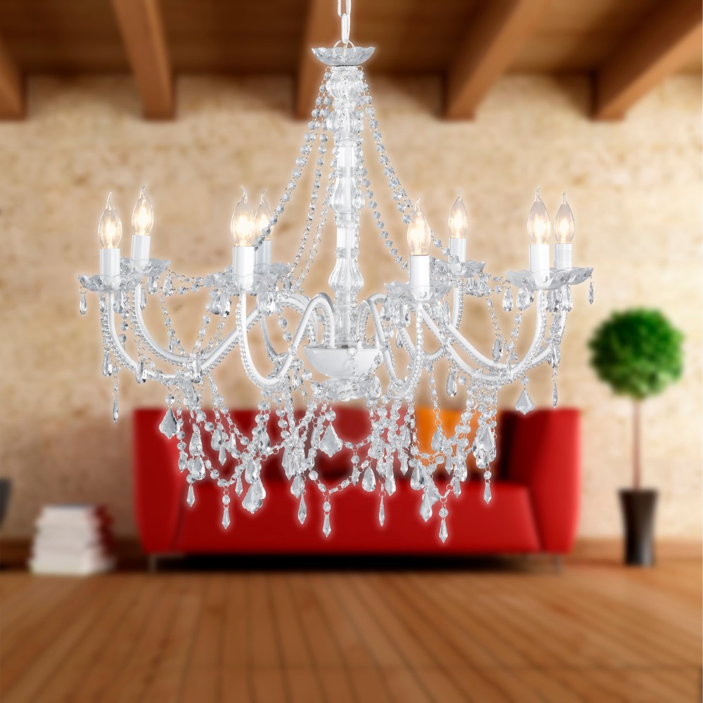 K9 or K5 chromed crystal droplet semi-flush wedding decoration chandelier ceiling lighting