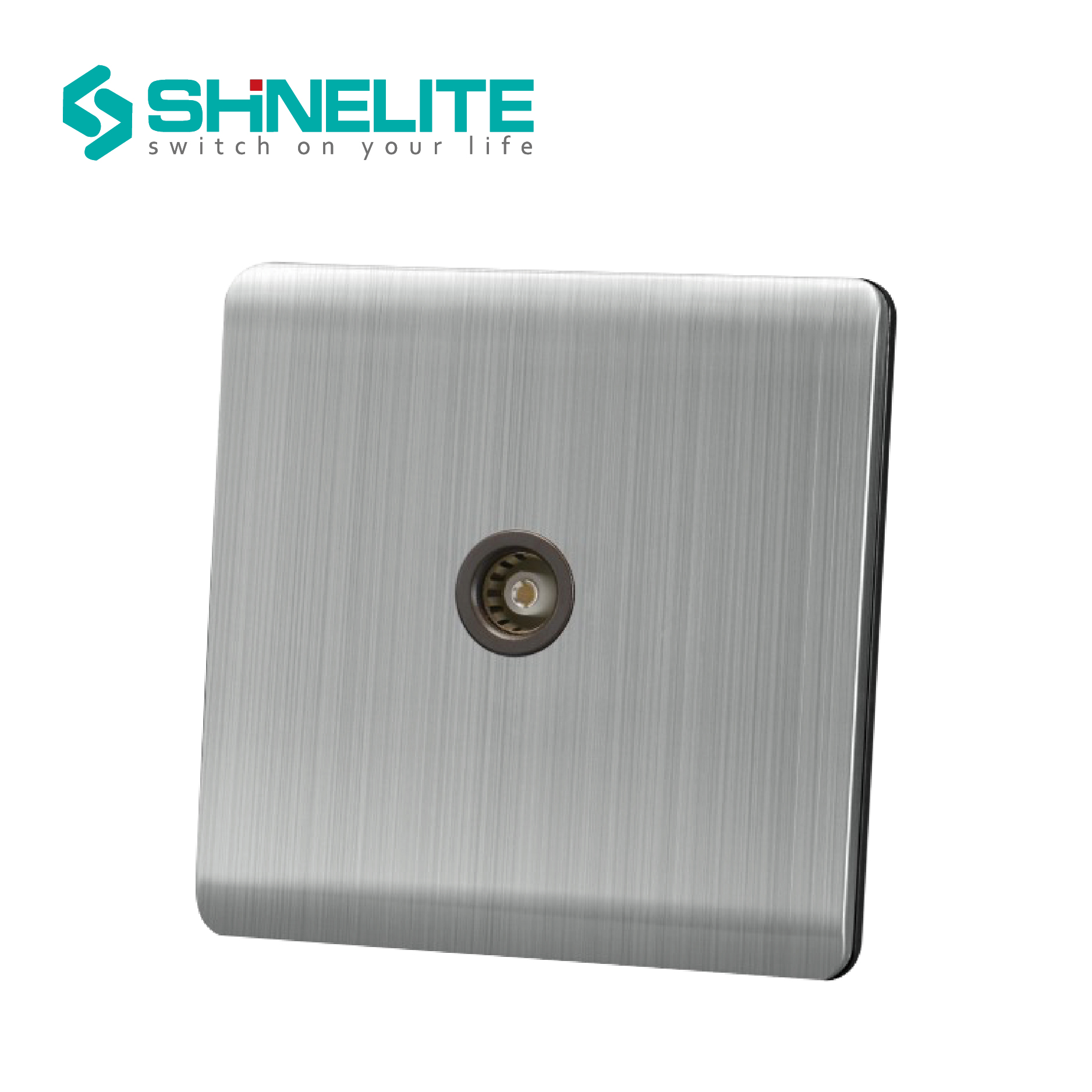 Professional manufacture 1 gang uk standard electrical TV socket outlet