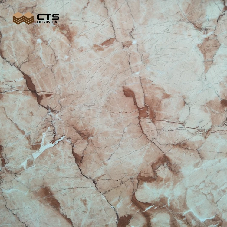 Classic Pink Marble Slab Flooring Tiles Stone Product
