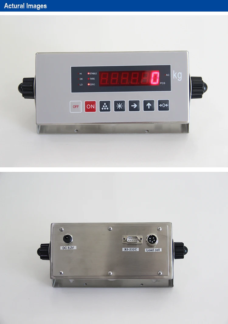 floor platform scale weighing indicator controller stainless steel led display industry
