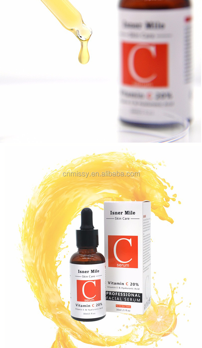 Naturals Vitamin C Serum for Face Anti-Aging Natural Hyaluronic Acid Skin Care Daily Use Yes Serum 30ML