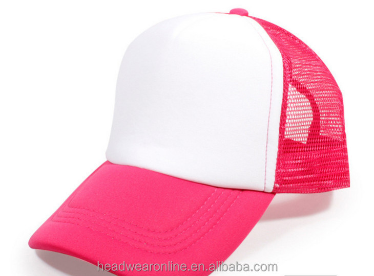 custom colorful 5 panel mesh Men's and women's hats with without logo Baseball cap trucker caps