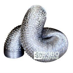Expandable Flexible Aluminum Foil Air Tunnel Ventilation Round Duct Hose Machine