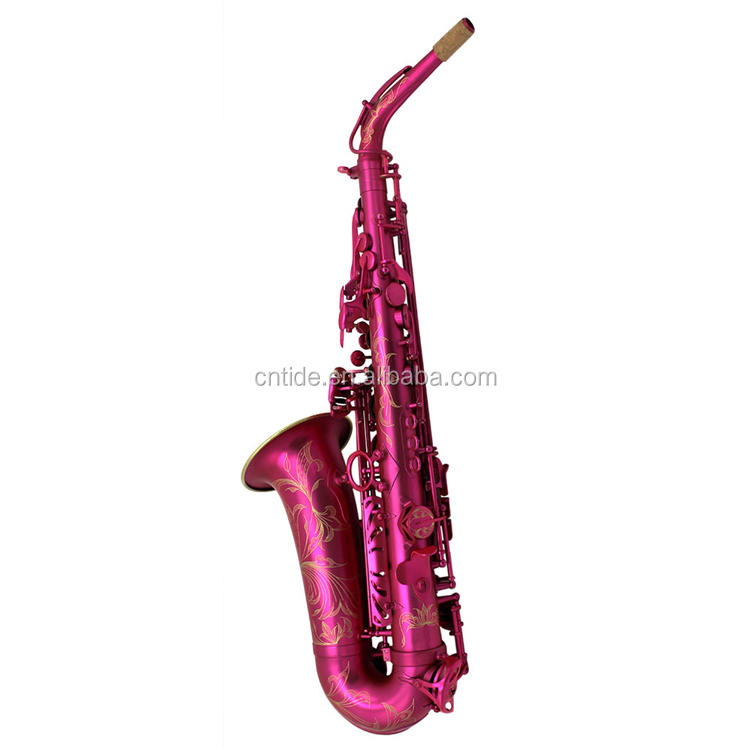 High Cost Effective Matte Pink Alto Saxophone for Students - Buy