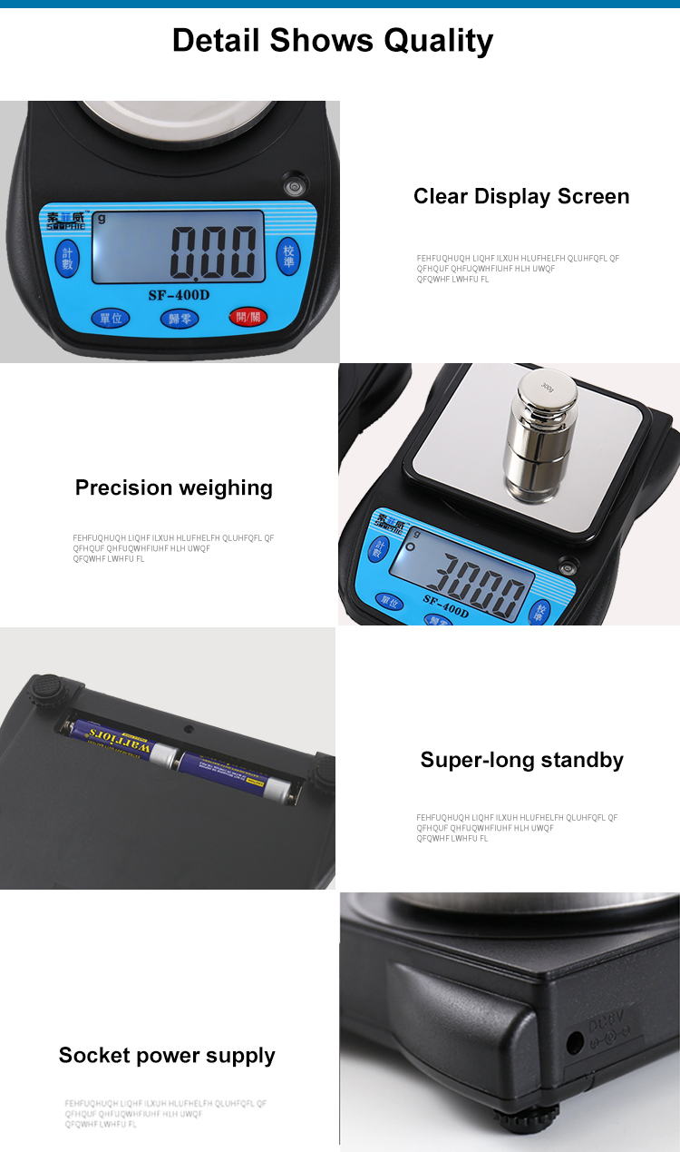 SF-400D Multifunctional Compact Lab Scale - Accurate Digital