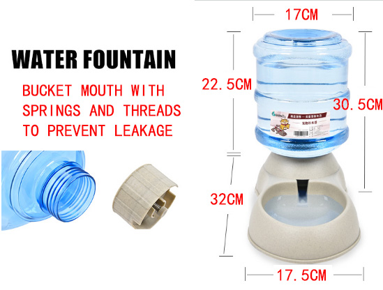 Automatic pet feeder and cat water dispenser pet water feeder