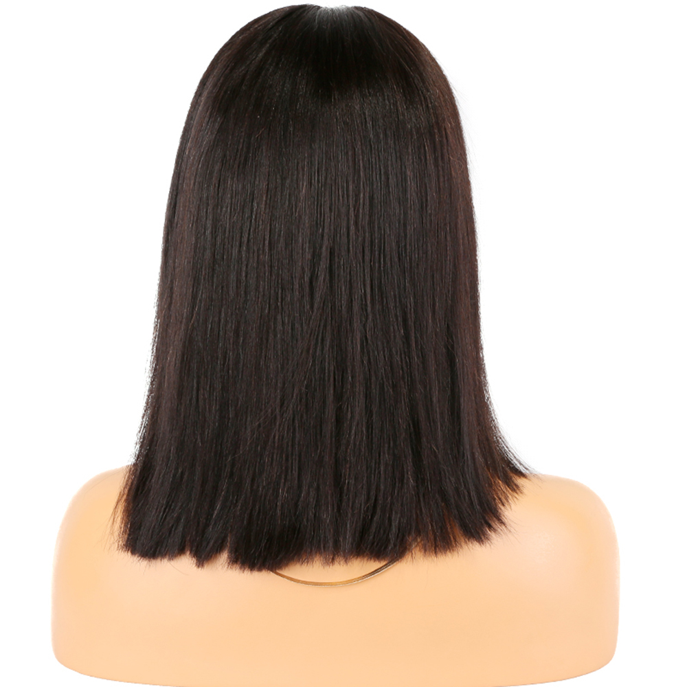 a级处女头发生硬切割鲍勃风格360蕾丝正面假发 - buy 10a grade hair