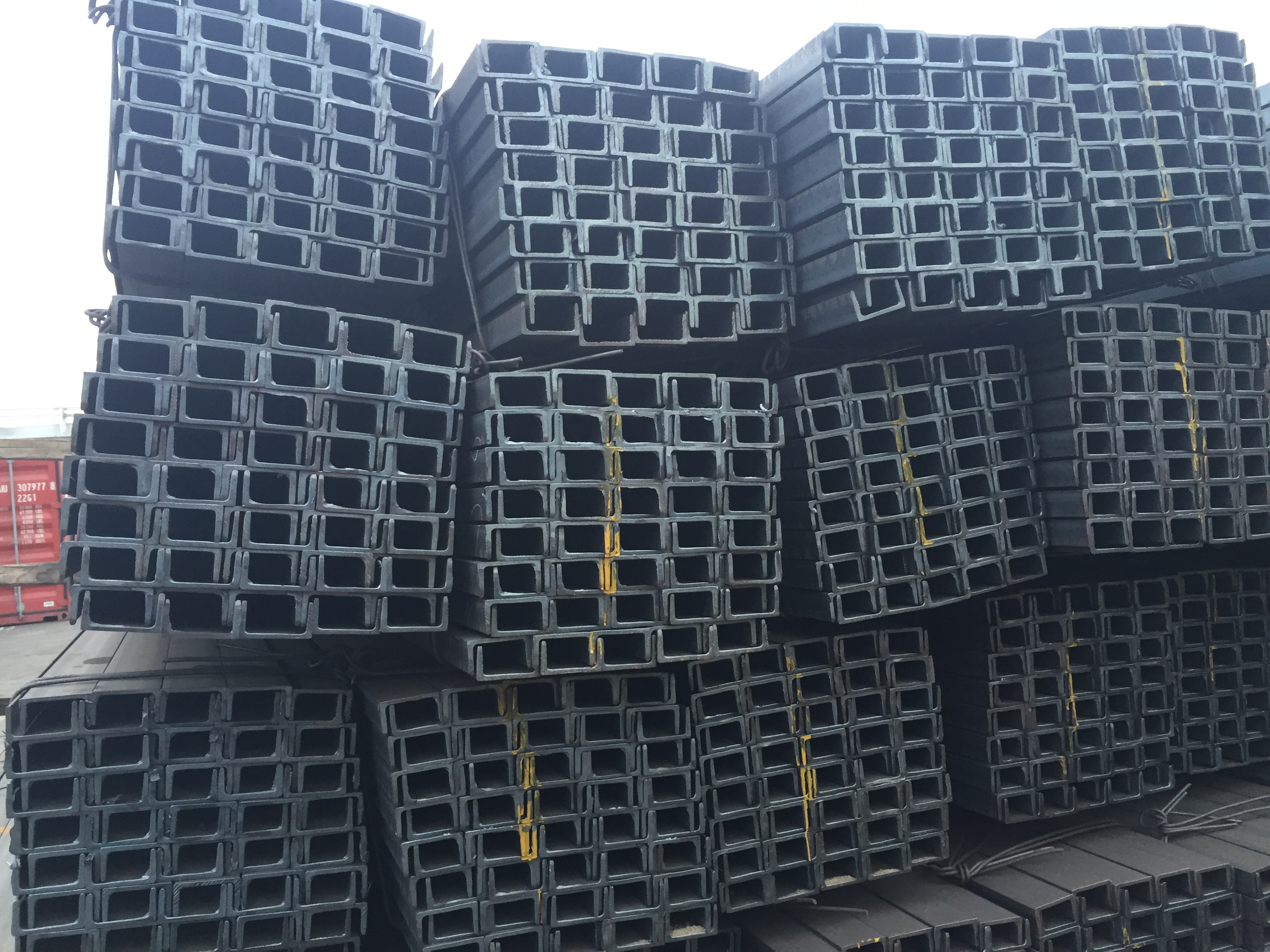 combined c u omega channel and angle machine steel with holes roof truss