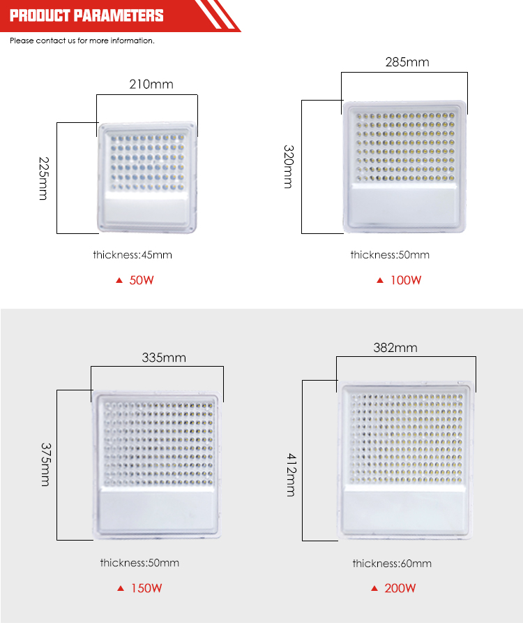 Netang dimmable PC Lens reflector 100 w outdoor LED Flood Light