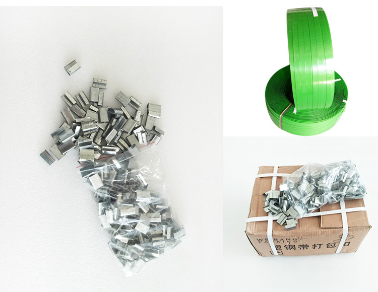 MPPK 16 19 MM Strap Sealer Plastic Band Fasteners Open Iron Sheet Steel Buckle Metal Clip for PET Strap Belt Packing