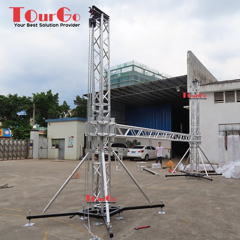 20'W x 20'H LED Screen Display Truss Support System with Hoists