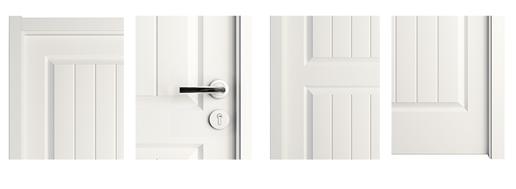 Modern plywood teak log door interior door home door