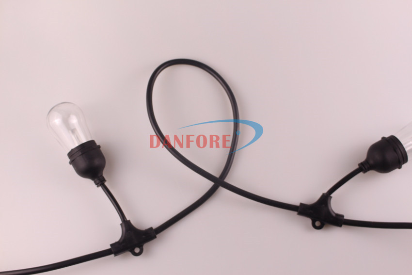 Wholesale waterproof IP65 outdoor patio lights led outdoor partio string Christmas led string lights