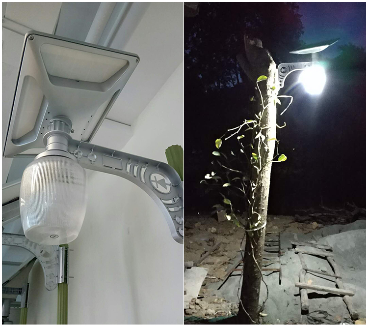 Smart Systems Cheap Price Aluminum Apple Shape 4m Led Solar Garden Light For Wall