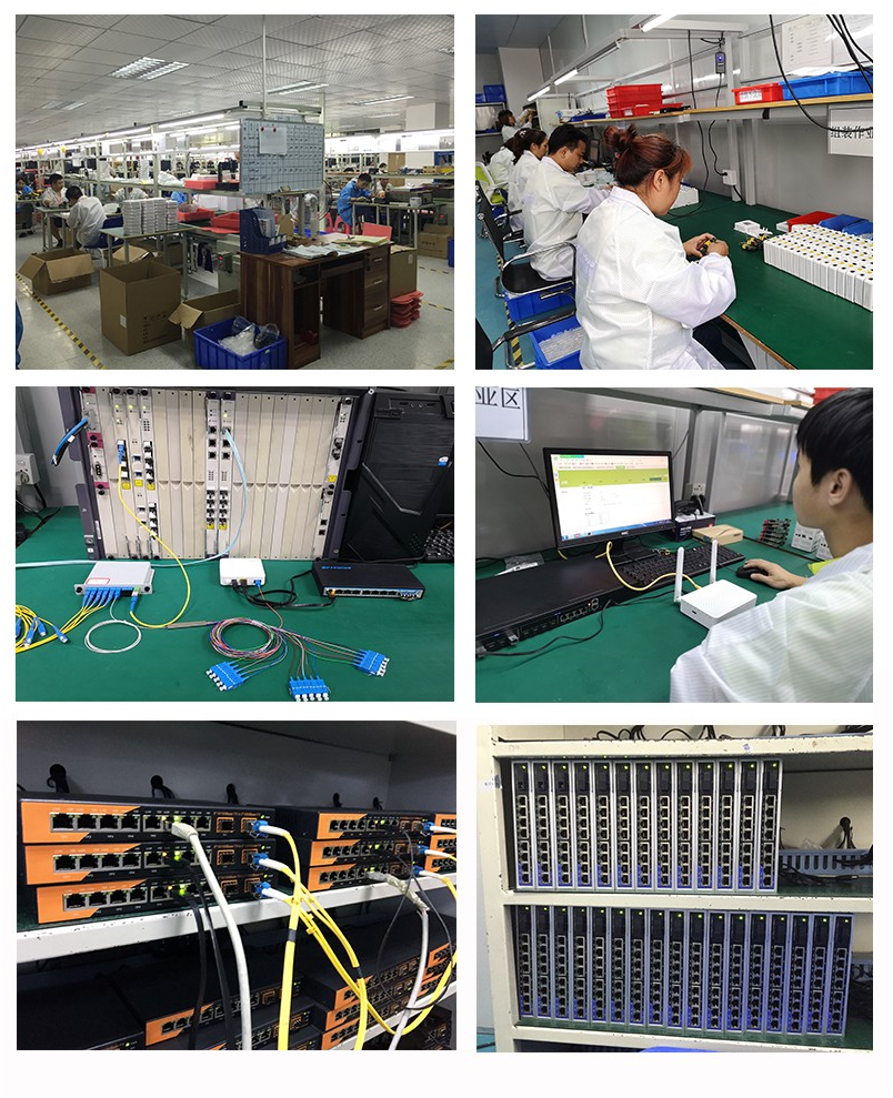 FTTH 8 PON GPON OLT 78Gbps Switching Capacity With 10G Uplink Port