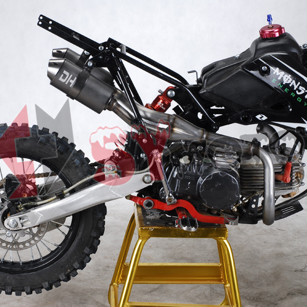 Uitlaat Crossmotor Pit Bike Gemodificeerde Enkele Rij Uitlaatpijp