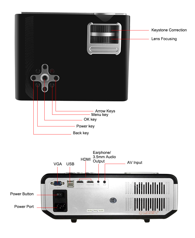 Excellent Quality 1280*800 Beamer Android Home Theater Native Full Hd 1080P Led Smart 4K Projectors