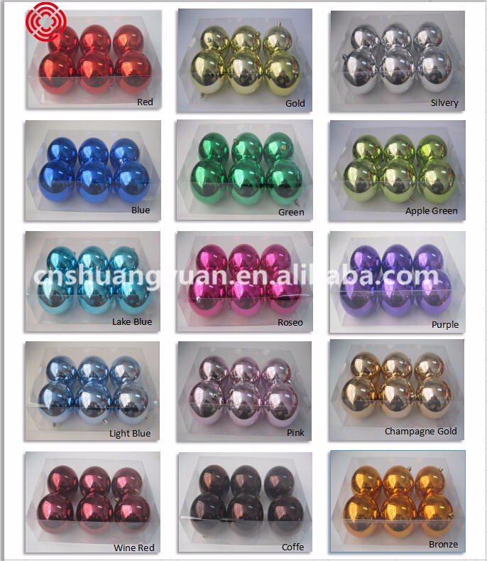 Tree Ornament Plastic Ball for Indoor Hanging Decorate