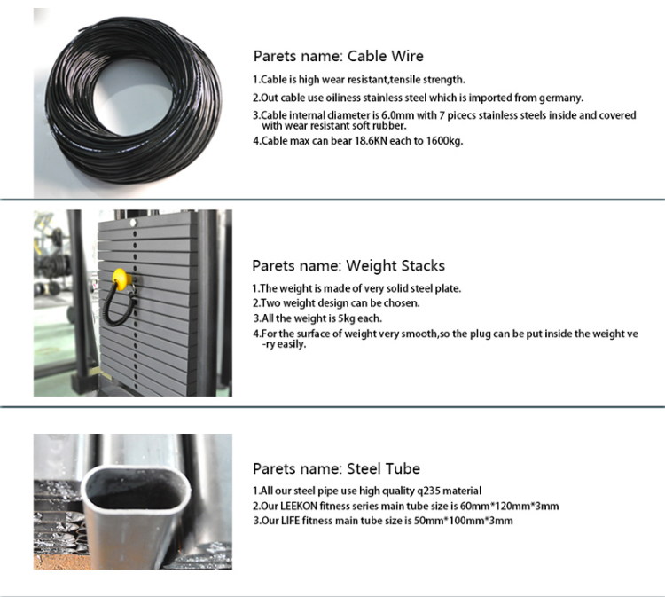 Leekon Gym Equipment Mutli Function Station Strength Training Exercise Machine Commercial Multi Station Fitness Equipment