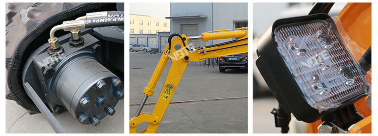 VTW-25 excavator 2.5 T Multifunction Hydraulic Diesel Small Crawler mini Excavators