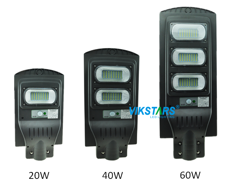 40pcs Remote Control Solar Street Lights With Motion Sensor 6V 20W