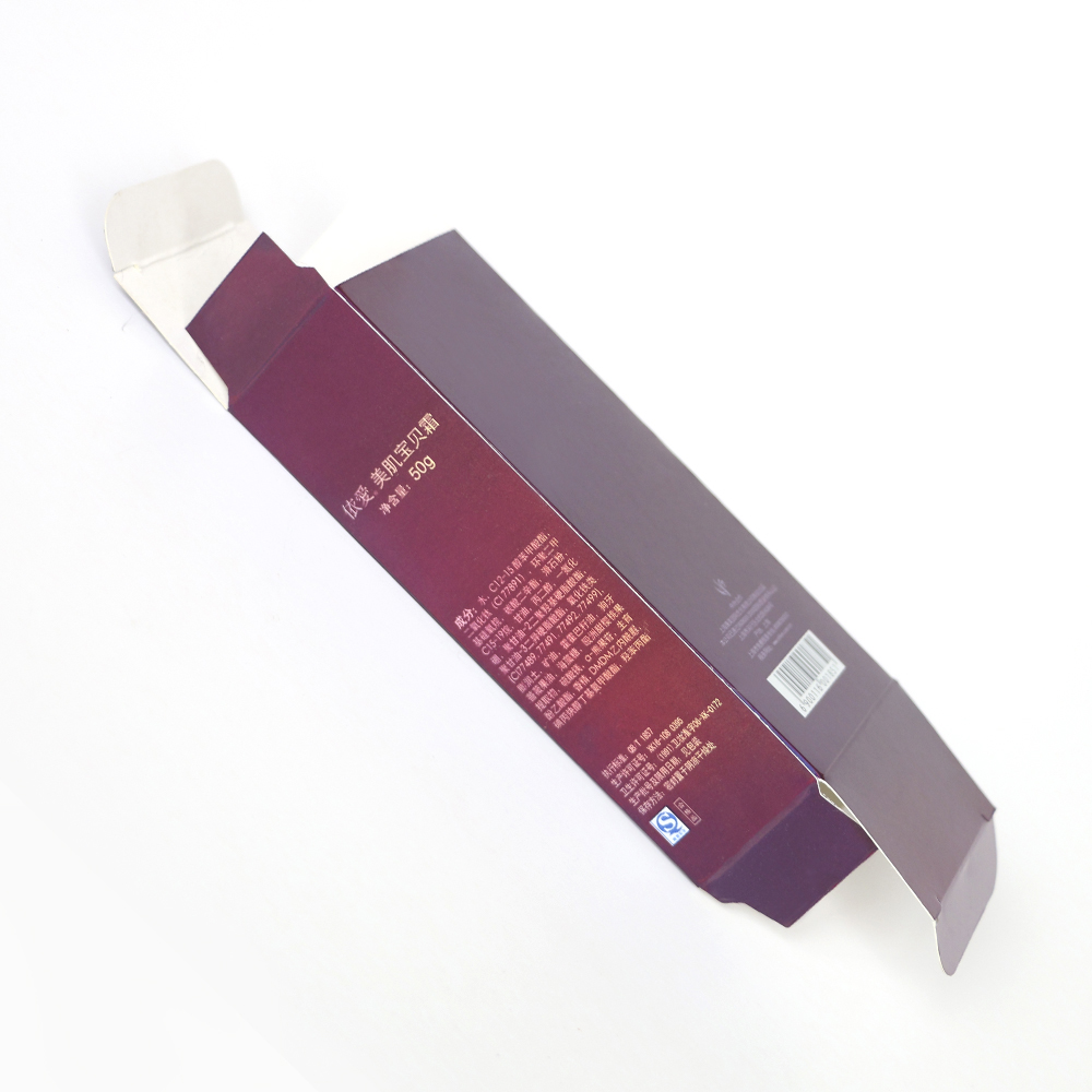 Custom Design Printed White Cardboard Paper Cosmetic Box For Packaging