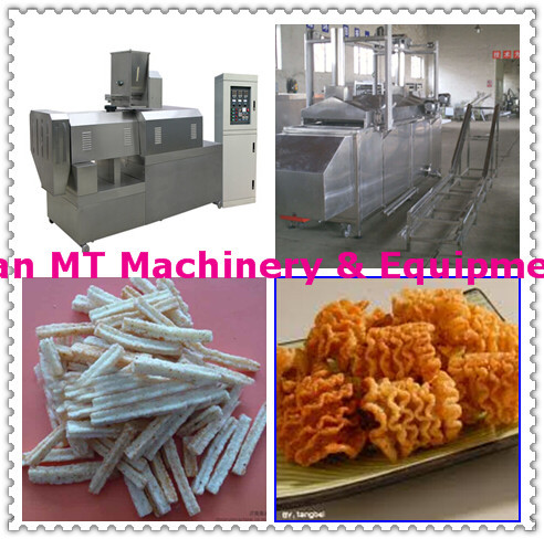 300kg/H Fried Snack Production Line Sala Bugles Rice Crust Machine