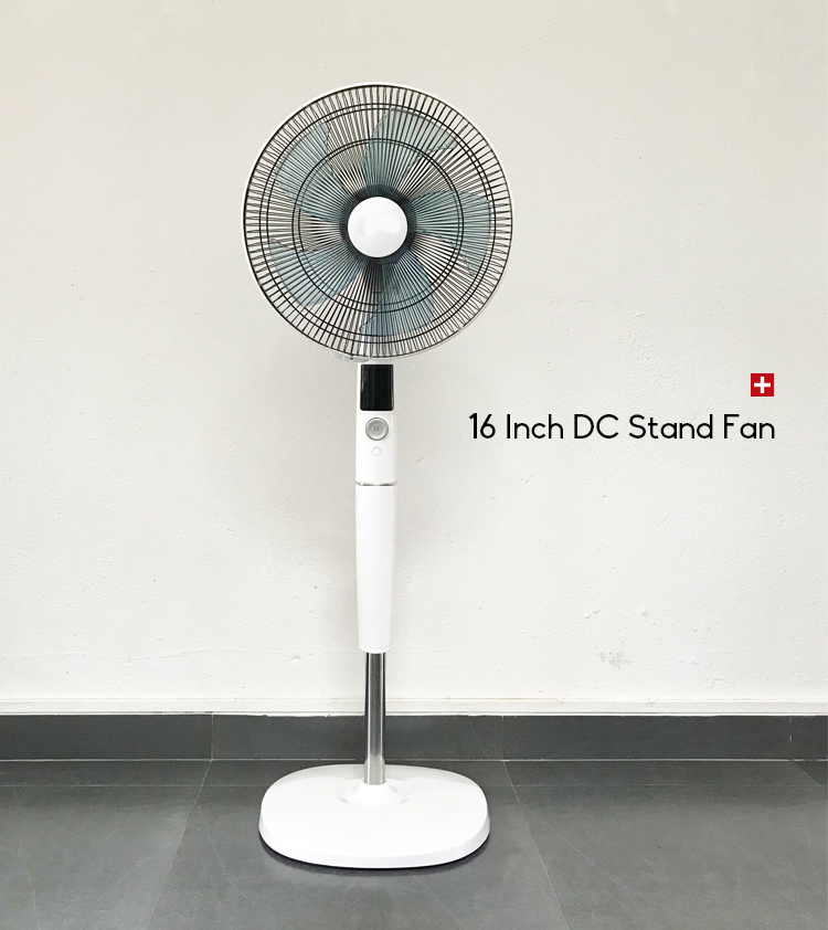 New Arrival 16 Inch DC Stand Fan LazyElf DC Stand Fan Five Blades Remote Control DC Fan Stand For Home