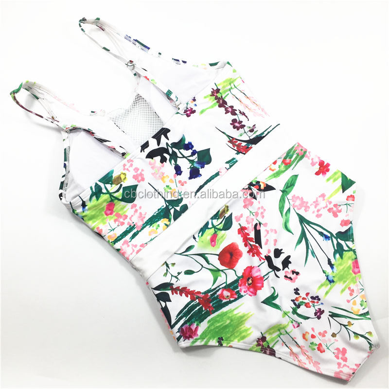 Sexy Wholesale Floral printed girl oem bikini swimwear
