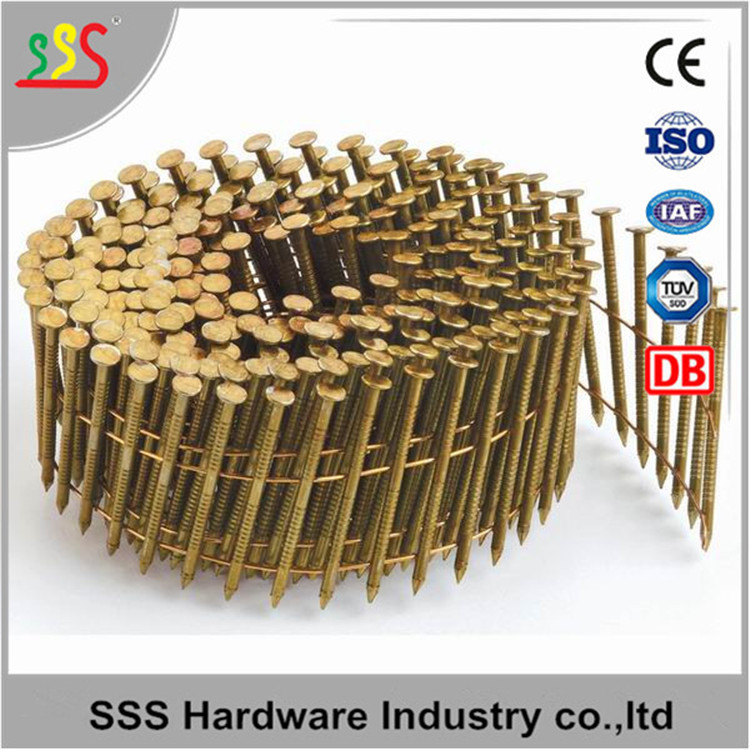 2022 Screw shank coil nails for wooden pallet