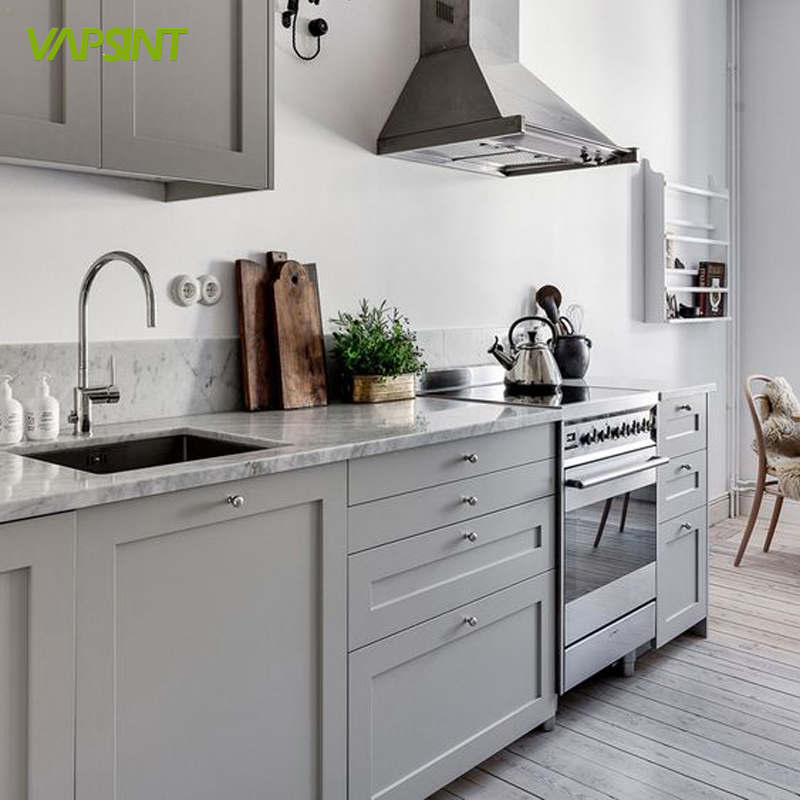 Foshan prefab MDF modular  kitchen cabinets