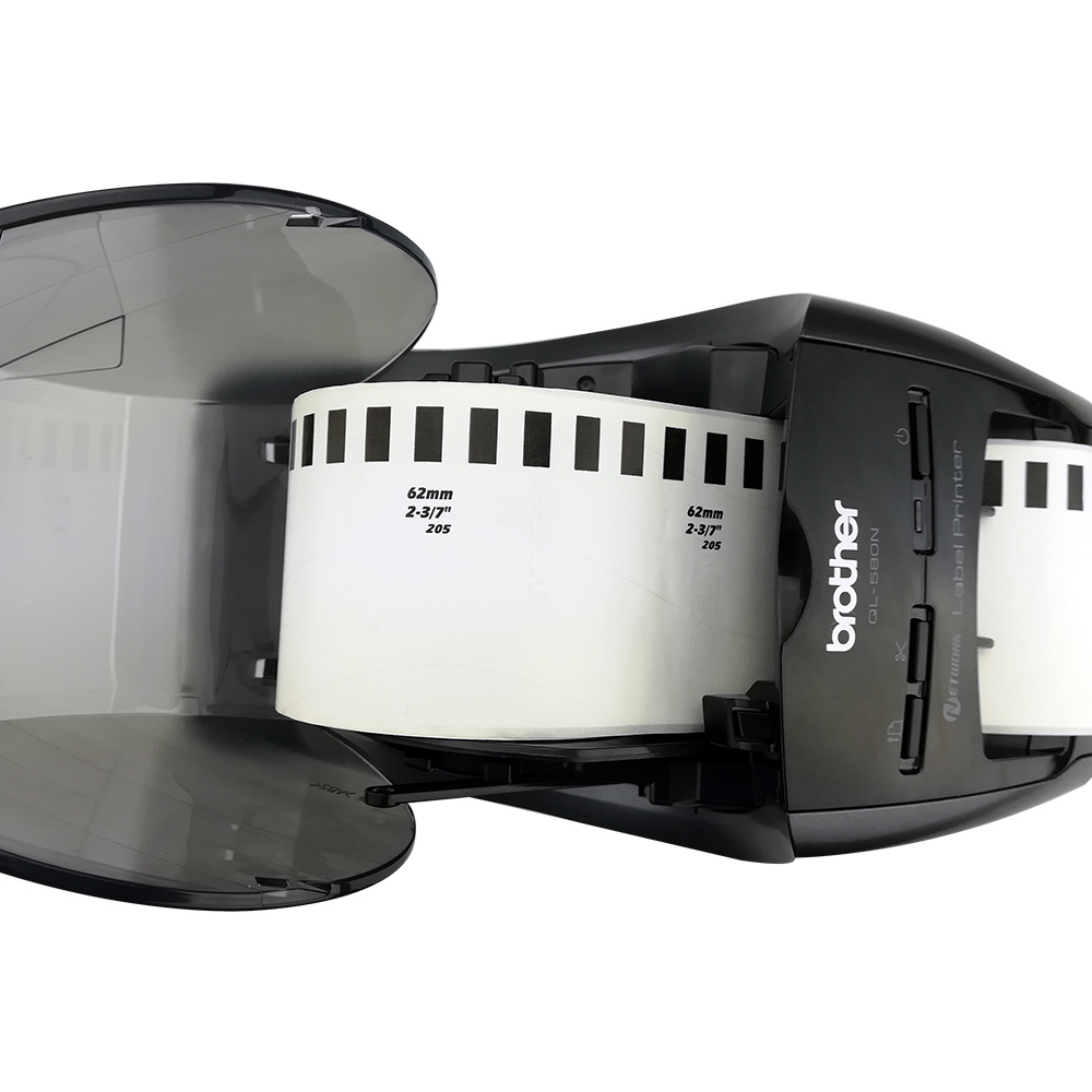 62mm*30.48mm label paper 22205 dk compatible thermal label tape