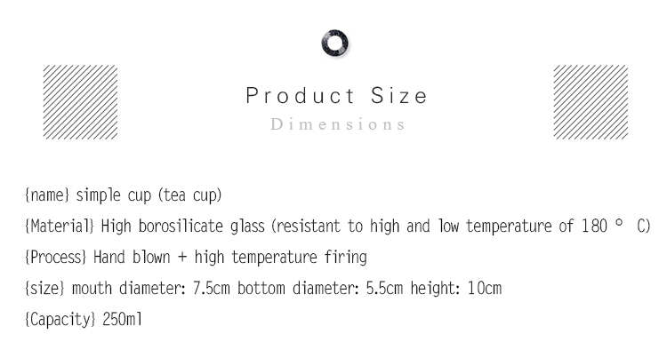 LOGO Custom Glassware Manufacturer Unbreakable Clear Borosilicate Double Wall Glass Tea Cup With Handle