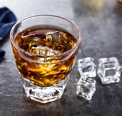 Wholesale Custom Logo Octagon small whiskey glass cup