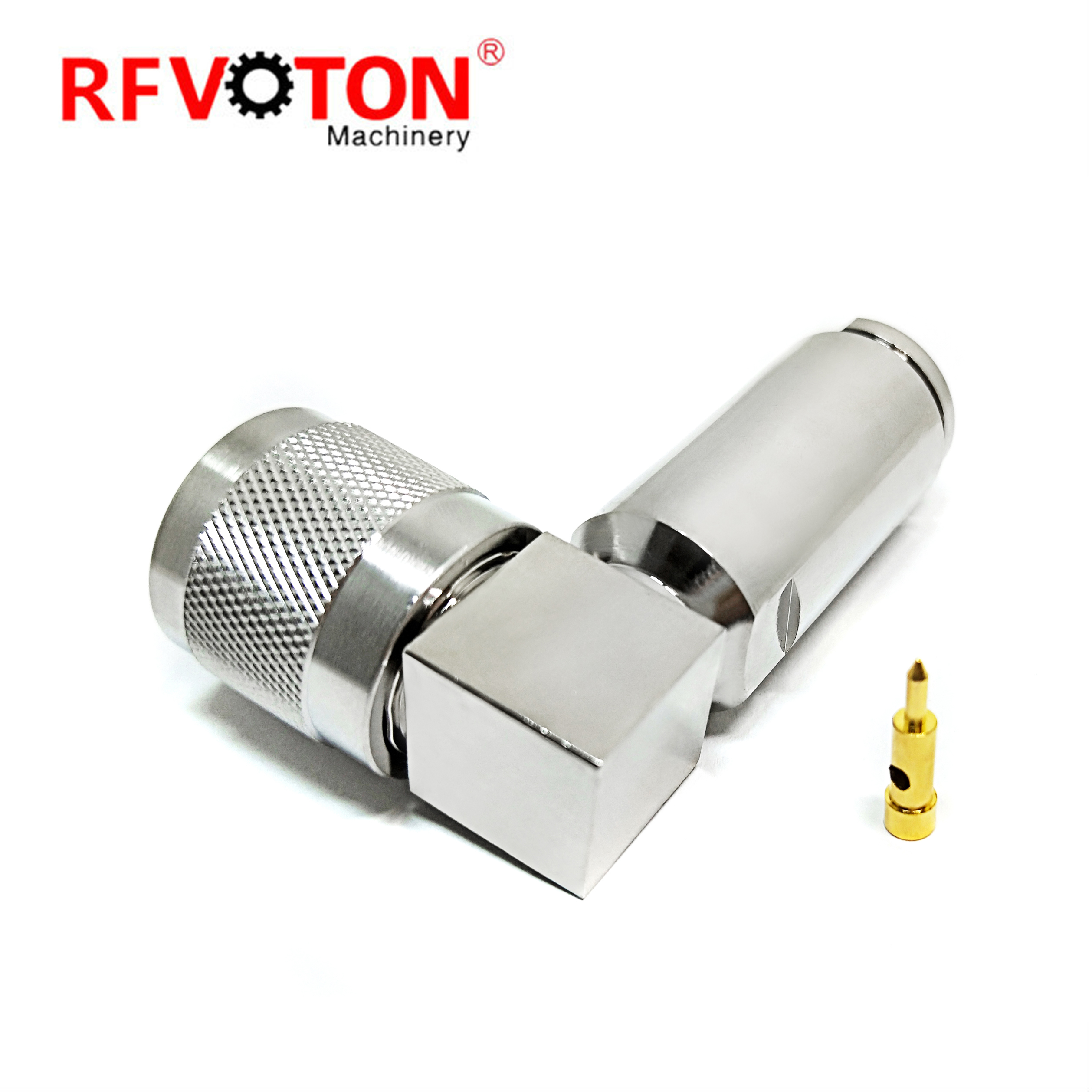 Connettore BNC Maschio A Crimpare 90 Gradi – Per Cavi RG-174 E LMR-100 – 50 Ohm