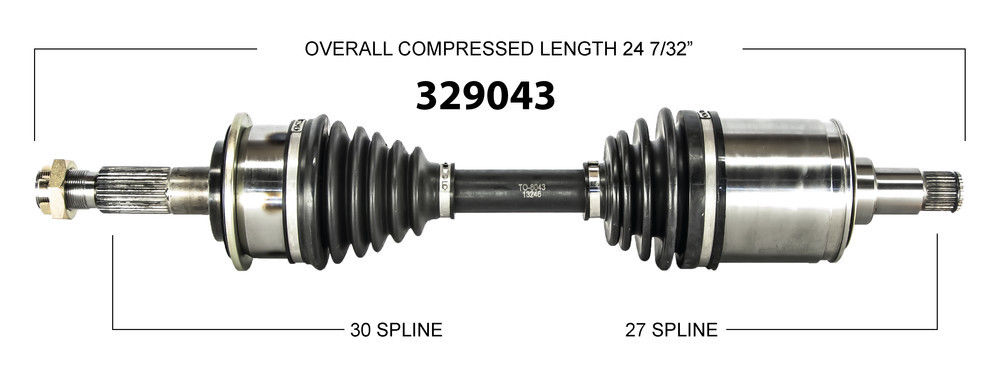 soireeo3点セット Front Drive Axle 43430-60010, 43430-35030 for PRADO KZJ90