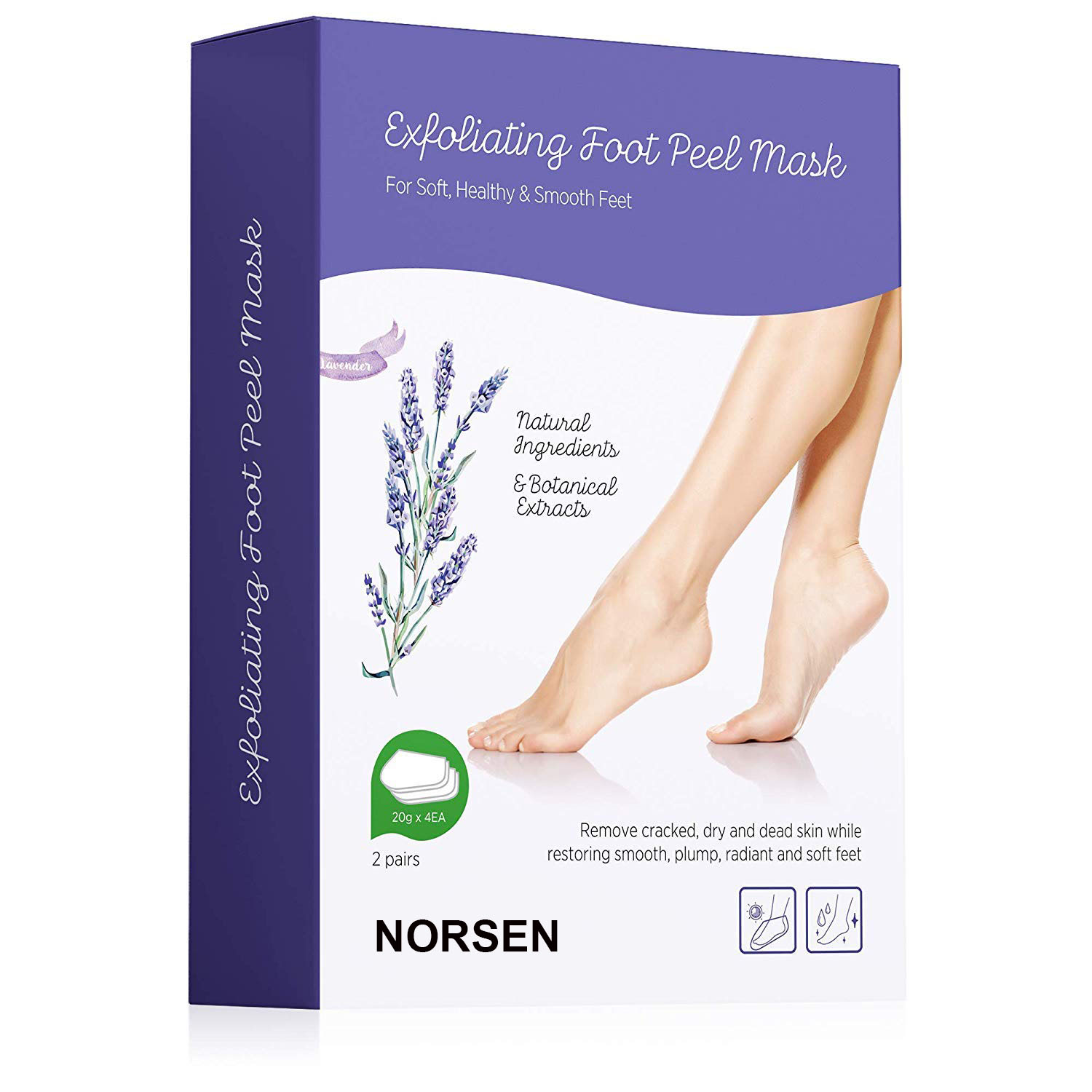 Brightening Natural Organic Remove Dead Skin Exfoliating Foot Peel Mask