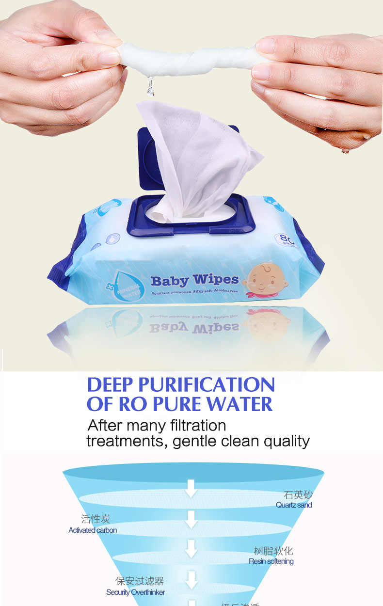 环保个人护理无纺布有机婴儿湿巾 - buy baby wipes,organic baby