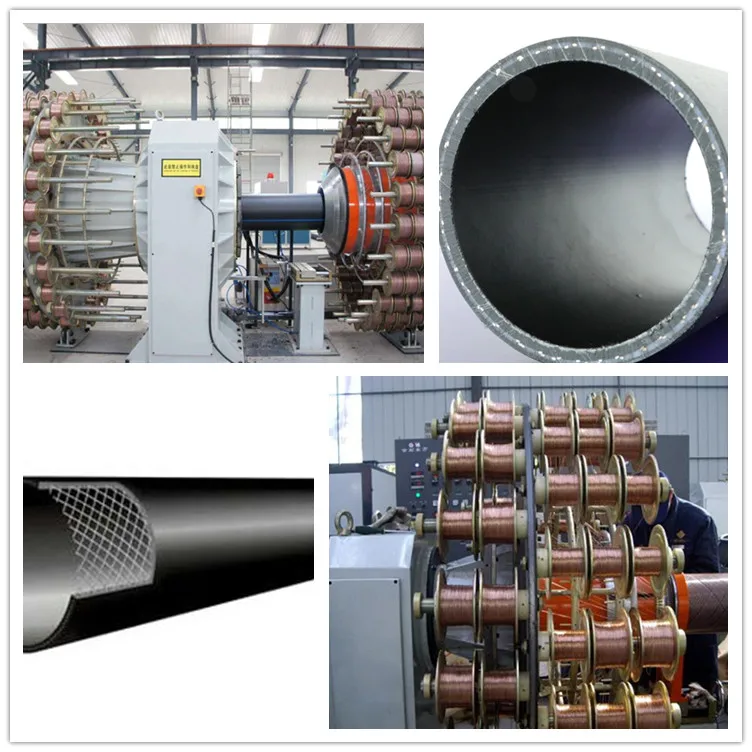 Iso standard Steel wire reinforced HDPE composite SRTP pipe