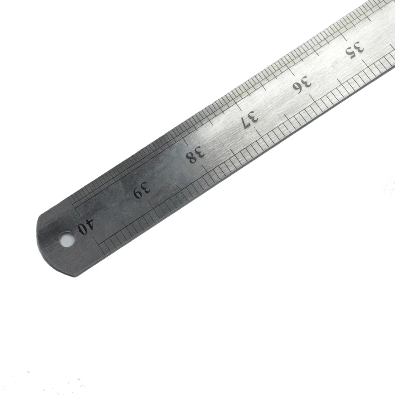 Double Sided 1M 100cm 40inch Stainless Steel  Straight Metal Ruler