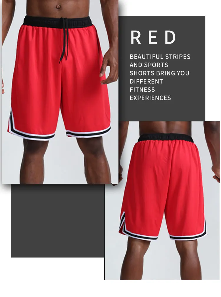 custom sweatsuit Summer leisure mens shorts quick-drying  polyester fabric basketball pants