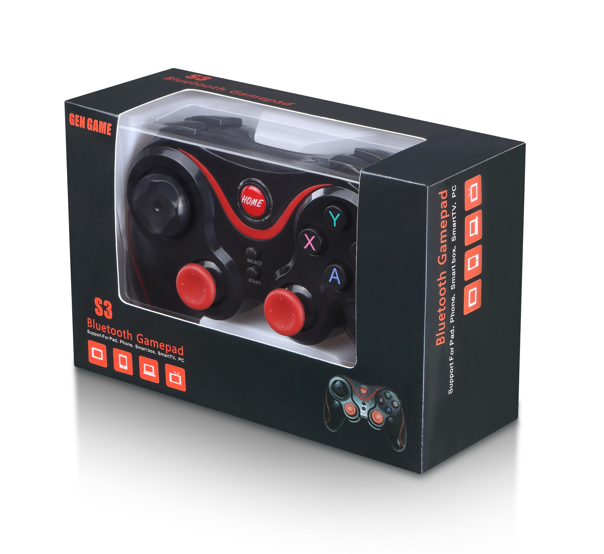Gen Game S3 mobile phone joystick for IOS android joystick S3 wireless  gamepad compatible with Android & IOS