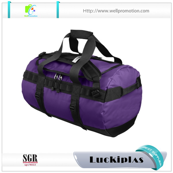 في الهواء الطلق مخصص الرياضة حقيبة اسطوانة ، كيس القماش الخشن النايلون المعاد تدويرها
